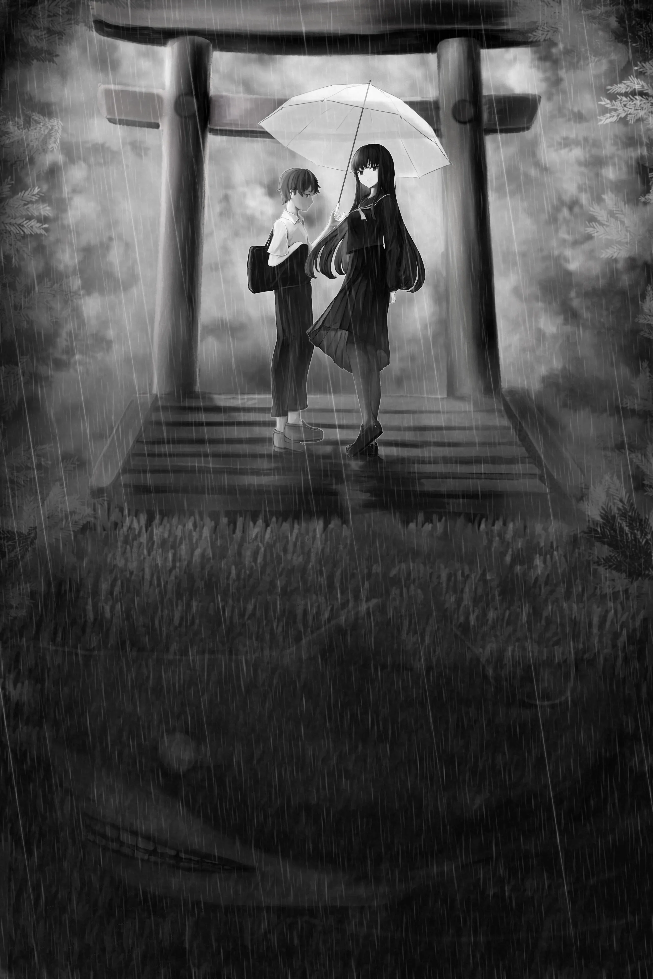 雨霏霏，人非人